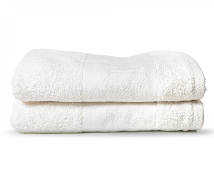 Bavlnen uterk Pirates of the Barbertime Towel With Barbertime Logo 50 x 90 cm - biely