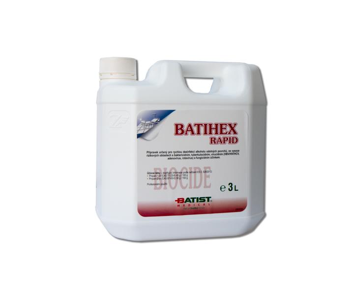 Batihex Rapid pre dezinfekciu povrchov - 3 l - expircie
