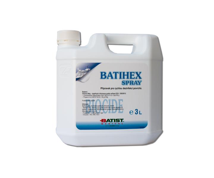 Batihex spray prpravok na dezinfekciu  povrchov - 3 l - expircie
