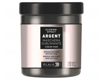 Maska na oslaben a lmav vlasy Black Professional Argent Glowing Effect - 1000 ml