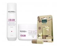Sada na zv�raznenie farby vlasov Goldwell DS Color - �amp�n + maska + balzam na pery zadarmo