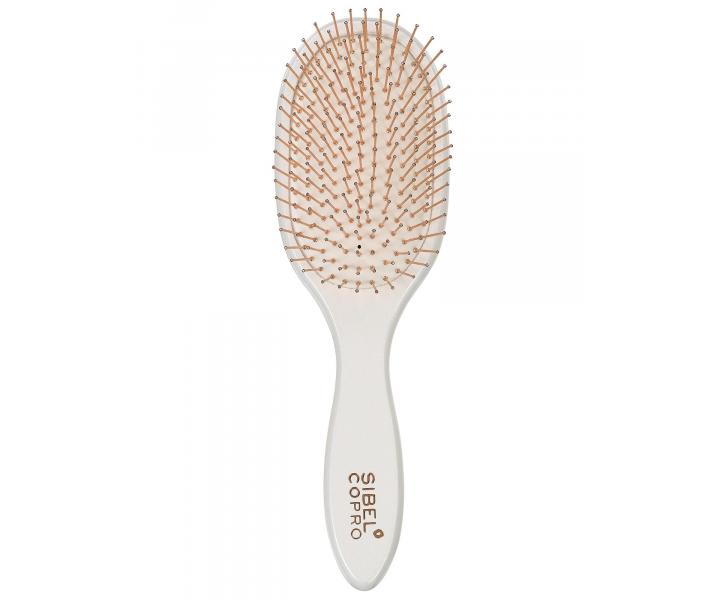 Drevena kefa s medenmi tetinami Sibel Copro Large - 65 x 220 mm