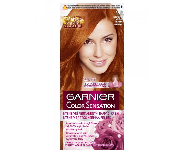 Permanentn farba Garnier Color Sensation 7.40 intenzvna meden