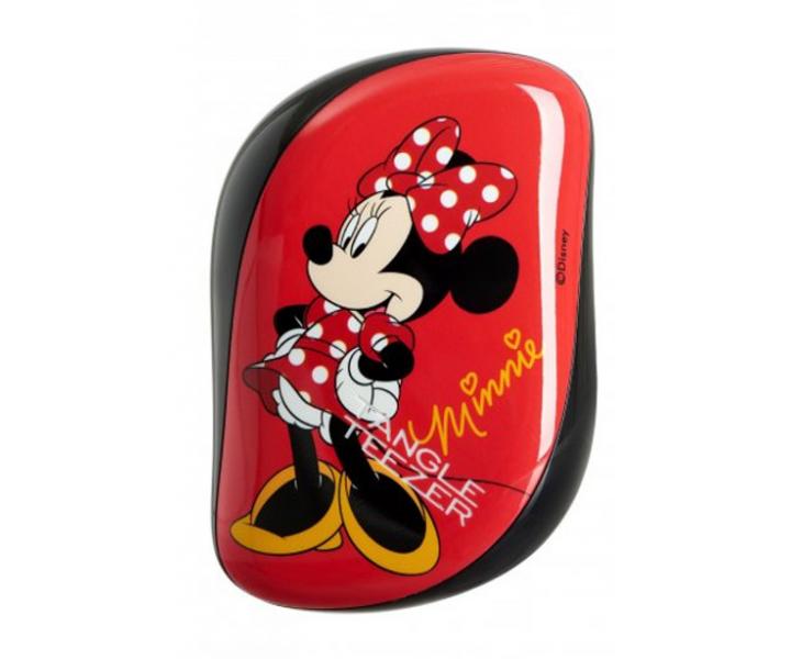Kefa na vlasy Tangle Teezer COMPACT - Minnie Mouse Red - cestovn