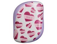 Kefa na vlasy Tangle Teezer Compact - Girl Power, biela/fialov�