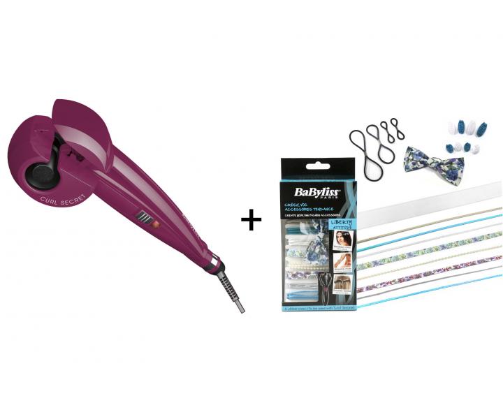 Kulma na vlasy BaByliss C903PE ru�ov� + doplnky Twist Liberty zadarmo