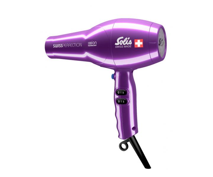 Profesion�lny f�n na vlasy Solis Swiss Perfection 968.57 - 2300 W, fialov�
