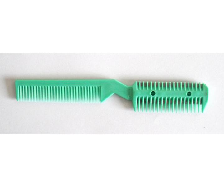 Zrez�va� na vlasy s hrebienkom - zelen�