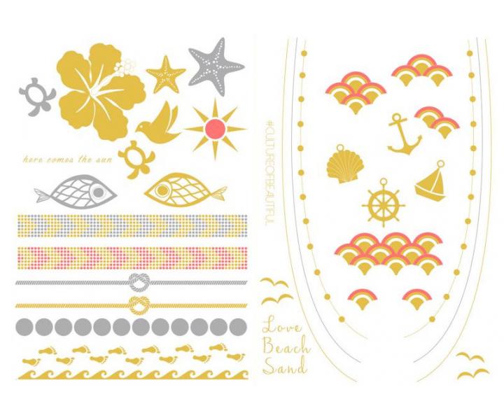 Condition Culture Tassel Tattoos SO SUNKISSED - �perk na telo