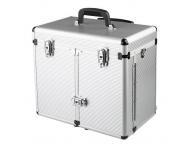 Kaderncky a kozmetick kufor na kolieskach Sibel Windows - strieborn