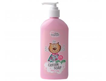 Krmov tekut mydlo pre deti Pink Elephant Cream Soap Kitty Lucy - 250 ml