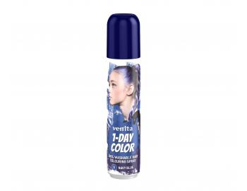 Farebný sprej na vlasy Venita 1-Day Color Navy Blue - 50 ml, námornícky modrá