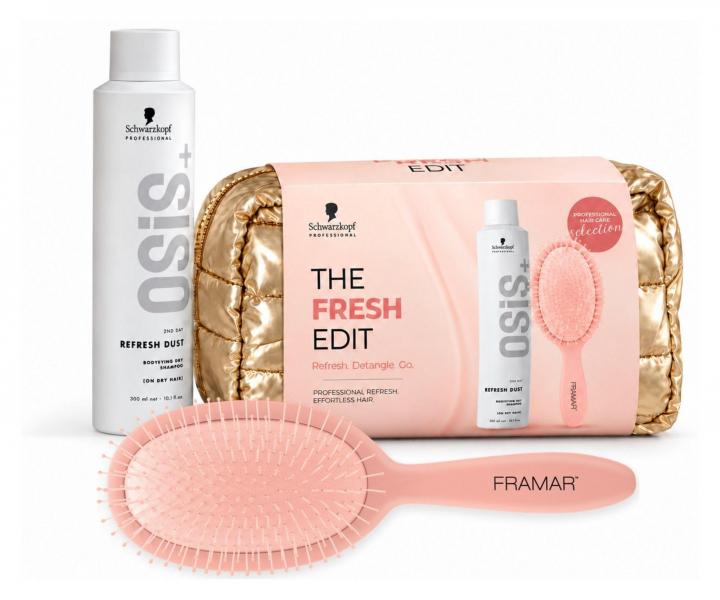 Dar�ekov� sada pre okam�it� objem vlasov a �ahk� roz�es�vanie Schwarzkopf Professional The Fresh Edit + kozmetick� ta�ka zadarmo