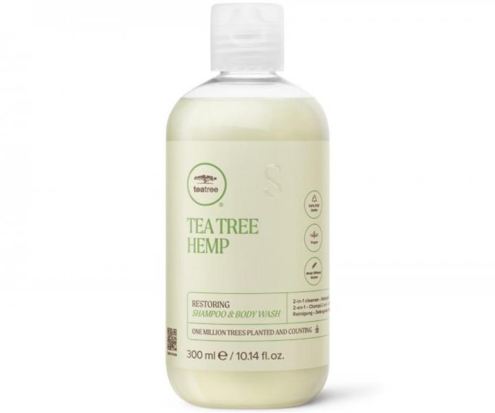 Regeneran ampn a sprchov gl s konopnm olejom Paul Mitchell Tea Tree Hemp