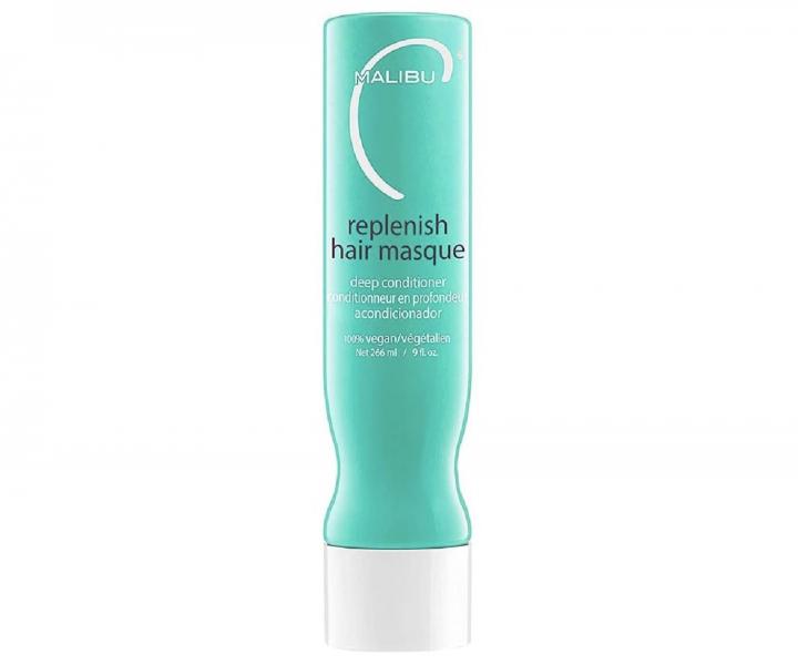 Intenzvna regeneran maska &#8203;&#8203;pre such a pokoden vlasy Malibu C Replenish Hair Masque - 266 ml