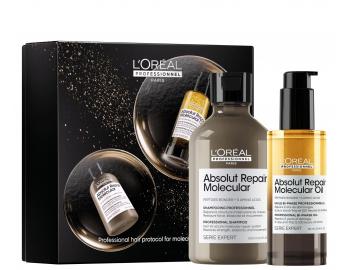 Dar�ekov� sada pre po�koden� vlasy Lor�al Professionnel Serie Expert Absolut Repair Molecular Duo