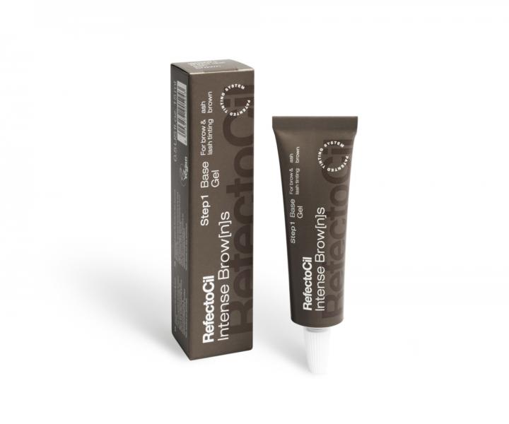 Glov farba na riasy a oboie Refectocil Intense Browns Base Gel - popolavo hned, 15 ml