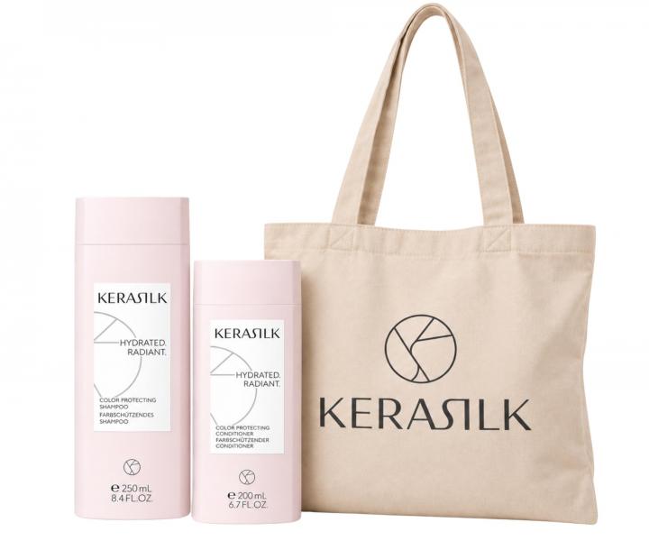 Sada pre farben� vlasy Kerasilk Color Protecting + pl�ten� ta�ka Kerasilk zadarmo