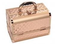 Profesionlny kozmetick kufor Sibel - rose gold