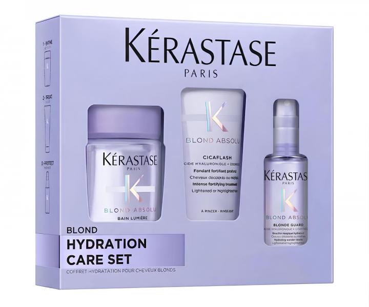 Dar�ekov� cestovn� sada pre blond vlasy K�rastase Blond Absolu Hydration Care Set