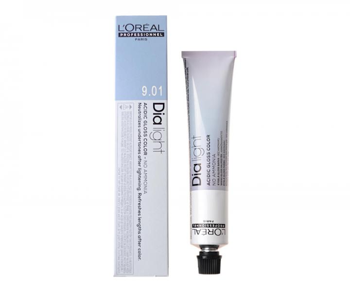 Preliv na vlasy Loral Dialight 50 ml - odtie 9.01 vemi svetl prrodn popolav
