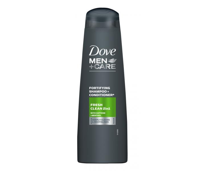ampn a kondicionr 2v1 pre osvieenie vlasov Dove Men+ Care Fresh Clean