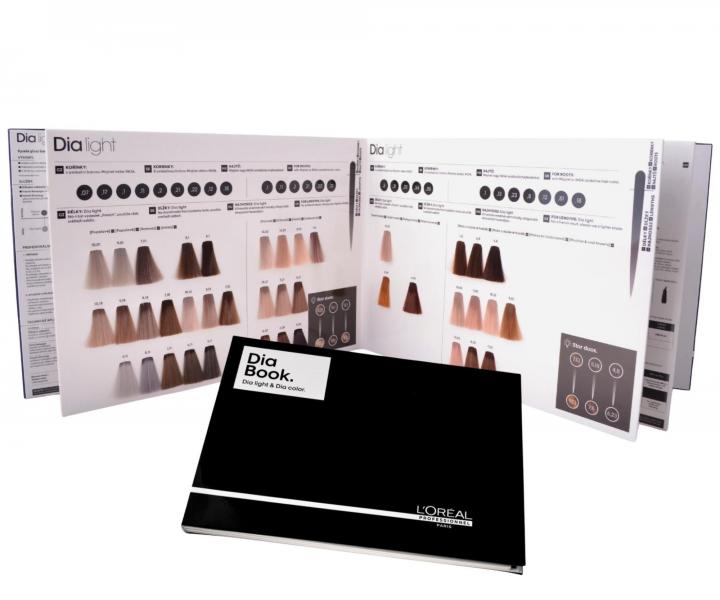 Vlasov� vzorkovn�k prelivov Lor�al Professionnel Dia Book Dia Light & Dia Color