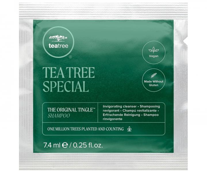 Osvieujci ampn na vlasy Paul Mitchell Tea Tree Special The Original Tingle Shampoo - 7,4 ml
