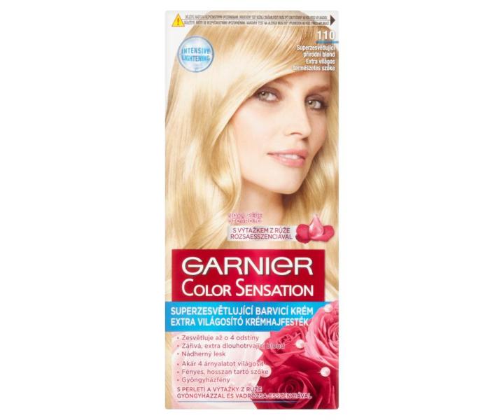 Superzosvet�uj�ci farba Garnier Color Sensation 110 super zosvet�uj�ci pr�rodn� blond