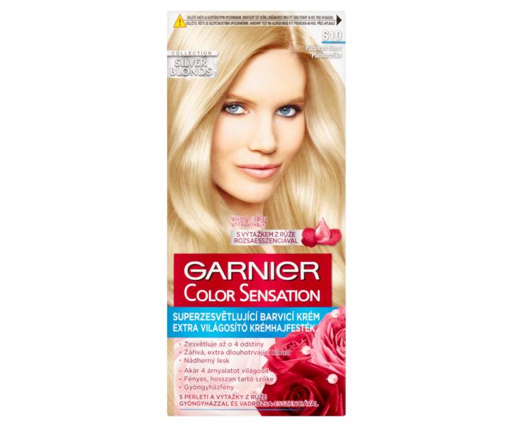 Superzosvetujci farba Garnier Color Sensation S10 platinov blond