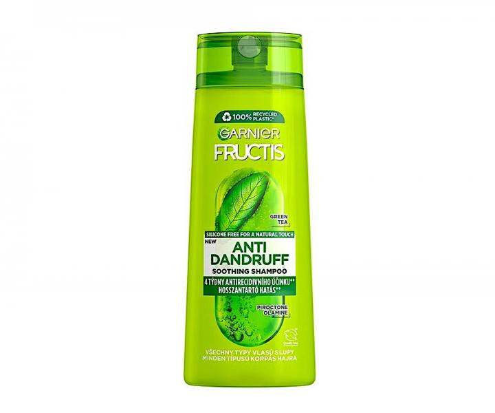 istiaci ampn proti lupinm pre vetky typy vlasov Garnier Fructis Anti Dandruff Soothing - 250 ml