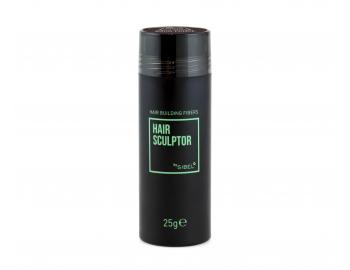 Púder pre zakrytie rednúcich vlasov plniteľný Sibel Hair Building Fibers - tmavo hnedá, 25 g