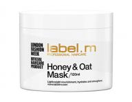 Hydratan maska pre pokoden vlasy Label.m Honey & Oat - 120 ml