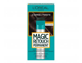 Permanentná farba na odrasty a šediny Loréal Magic Retouch Permanent - odtieň 2, čierna