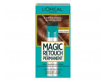 Permanentná farba na odrasty a šediny Loréal Magic Retouch Permanent - odtieň 6, svetlo hnedá