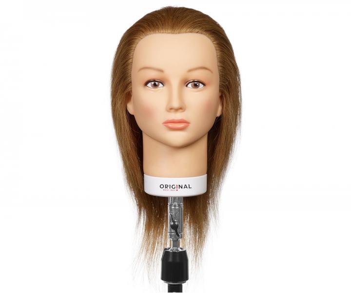 Cvin hlava s prrodnmi vlasmi Original Best Buy Isaline - blond, 15-40 cm