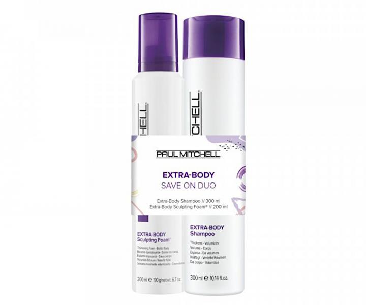Sada pre objem vlasov Paul Mitchell Extra-Body Save On Duo - �amp�n + pena