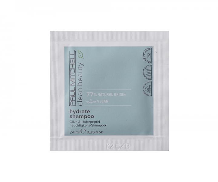 Hydratan ampn pre such vlasy Paul Mitchell Clean Beauty Hydrate - 7,4 ml