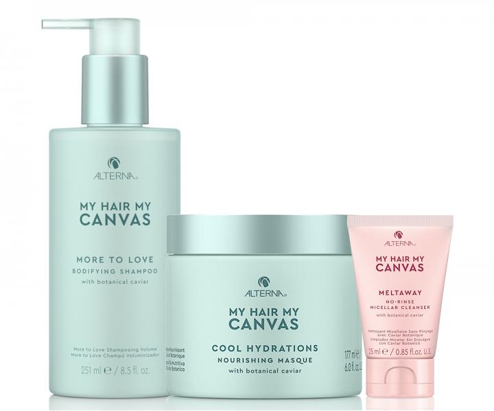 Sada na objem a hydrat�ciu vlasov Alterna My Hair. My Canvas. + �istiaci �amp�n 25 ml zadarmo