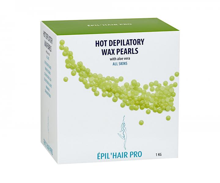 Depila�n� pr�rodn� vosk pre v�etky typy poko�ky s aloe vera Sibel Pearls - 1000 g