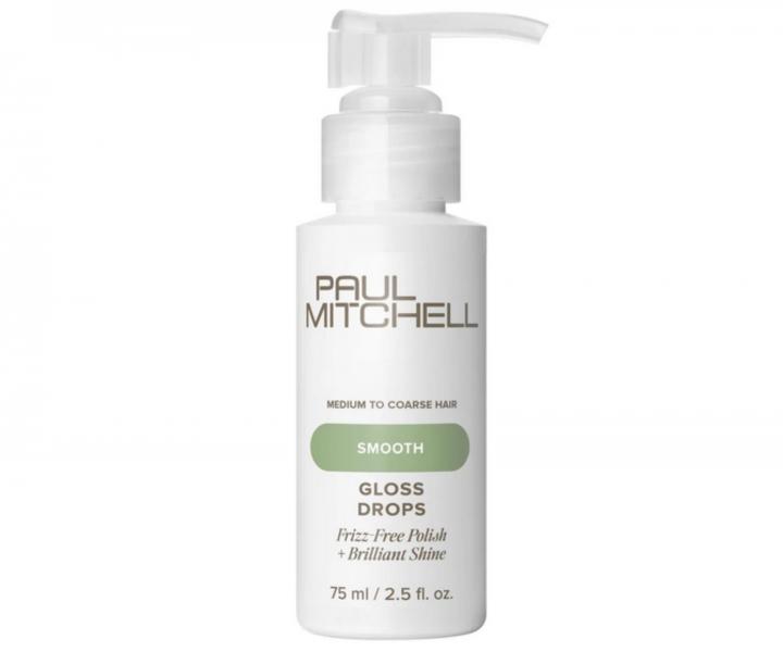 S�rum pre �iariv� lesk a uhladenie stredne hrub�ch a� hrub�ch vlasov Paul Mitchell Smooth Gloss Drops - 75 ml