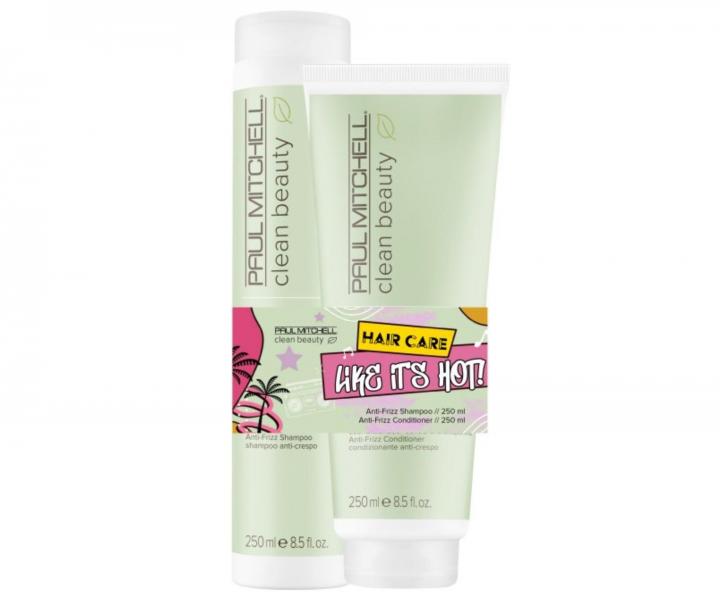 Sada pre nepoddajn vlasy Paul Mitchell Clean Beauty Anti Frizz Like It's Hot