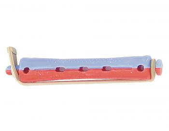 Plastové natáčky na trvalú Sibel pr.11mm, 12 ks - modro-červené