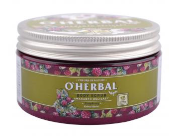 Telový peeling O'Herbal Amaranth Delicacy - Malina 200 ml