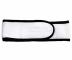 Kozmetická čelenka MaryBerry - biela s čiernymi prúžkami