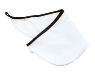 Thermo turban na vlasy MaryBerry Time for Magic - biely s iernym prkom