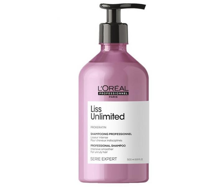 Uhladzujúci šampón pre nepoddajné vlasy Loréal Professionnel Serie Expert Liss Unlimited - 500 ml