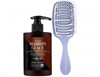 Farebn toner na vlasy Black Professional Crazy Toner - Marron Glac (gatanov) + kefa zadarmo