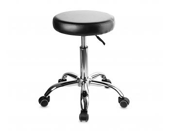 Taburet na kolieskach Eurostil Professional - ierny