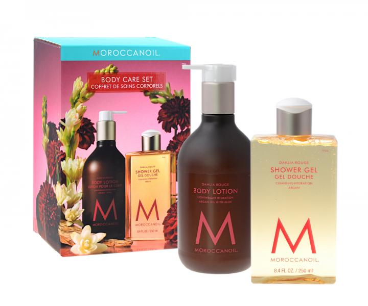 Darekov sada pre starostlivos o telo Moroccanoil Dahlia Rouge Body Care Set